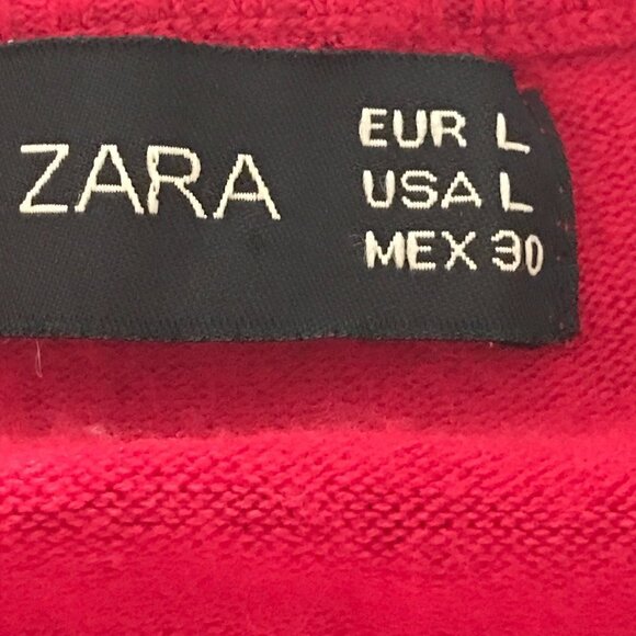 Zara High Neck Full Zipper Cropped Sweater - Picture 3 of 9